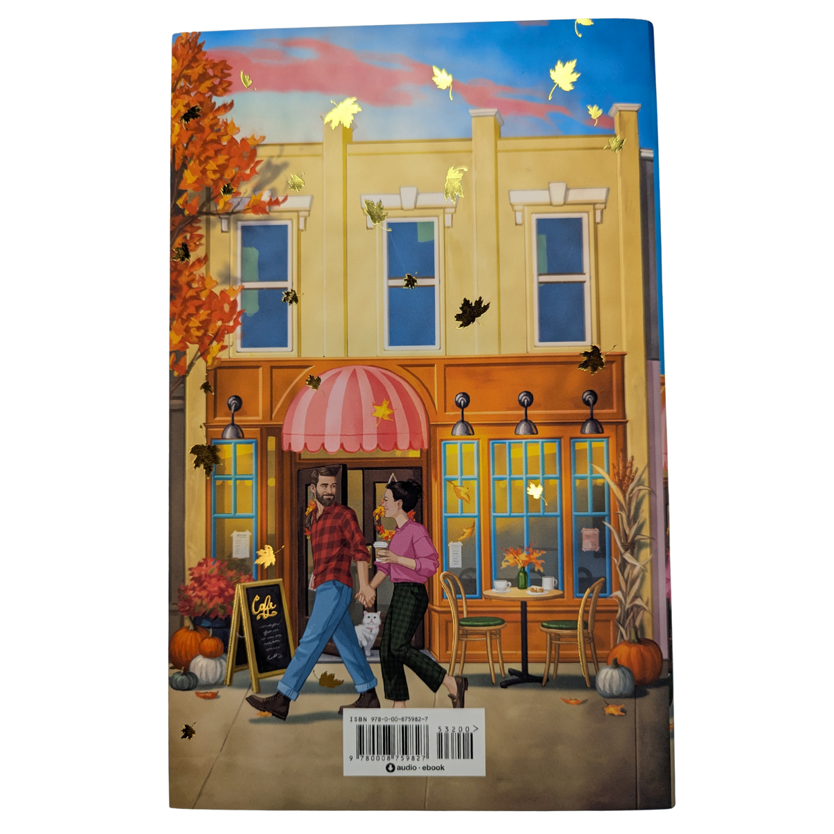 The Pumpkin Spice Café by Laurie Gilmore Deluxe Hardcover Dream Harbor Book 1 with sprayed edges