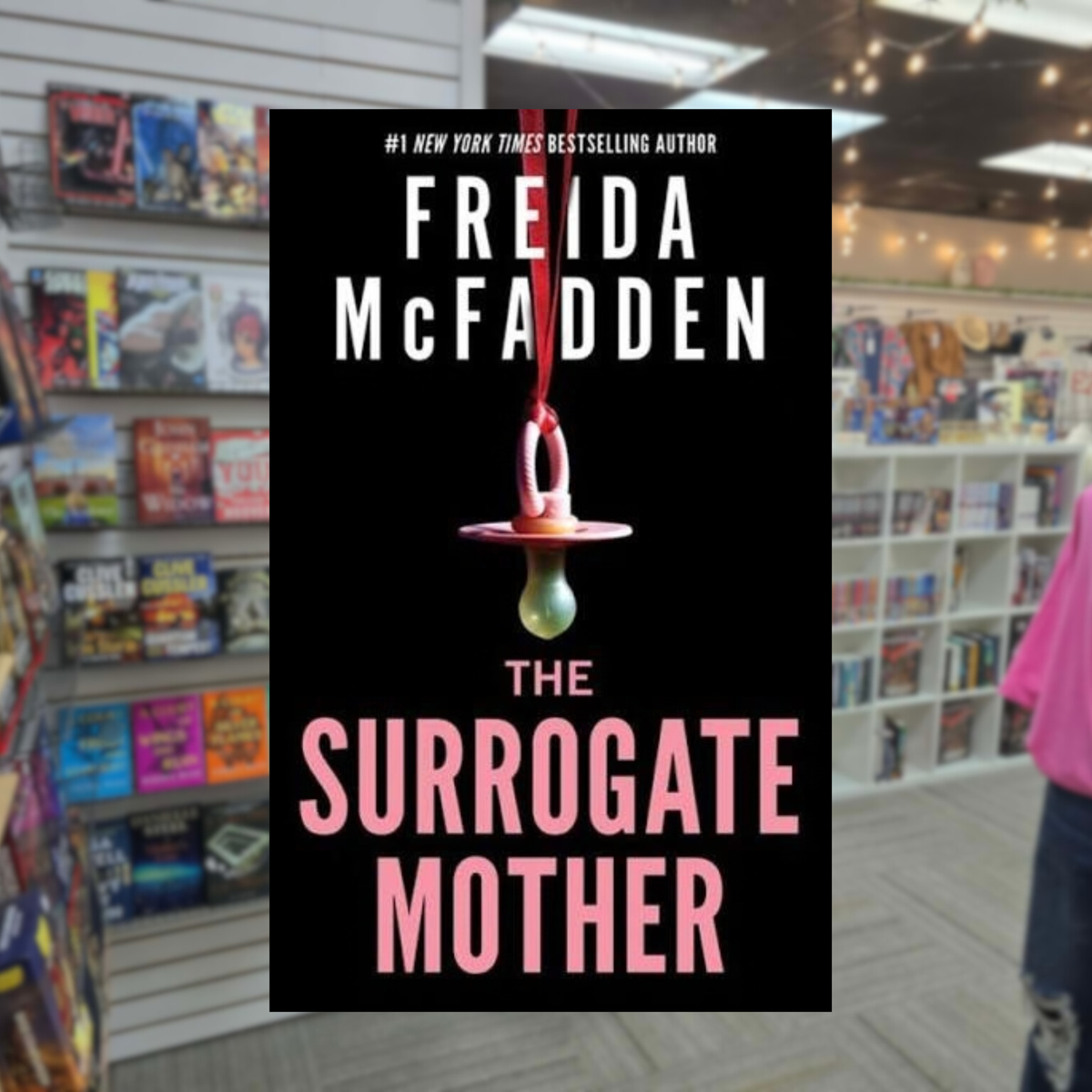 The Surrogate Mother by Freida McFadden paperback psychological thriller book cover