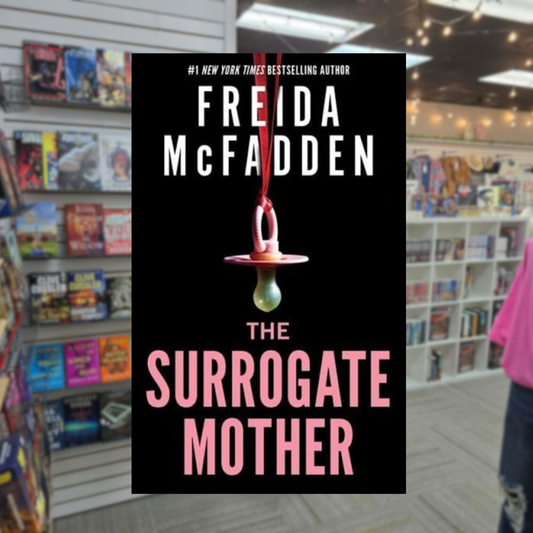 The Surrogate Mother by Freida McFadden paperback psychological thriller book cover