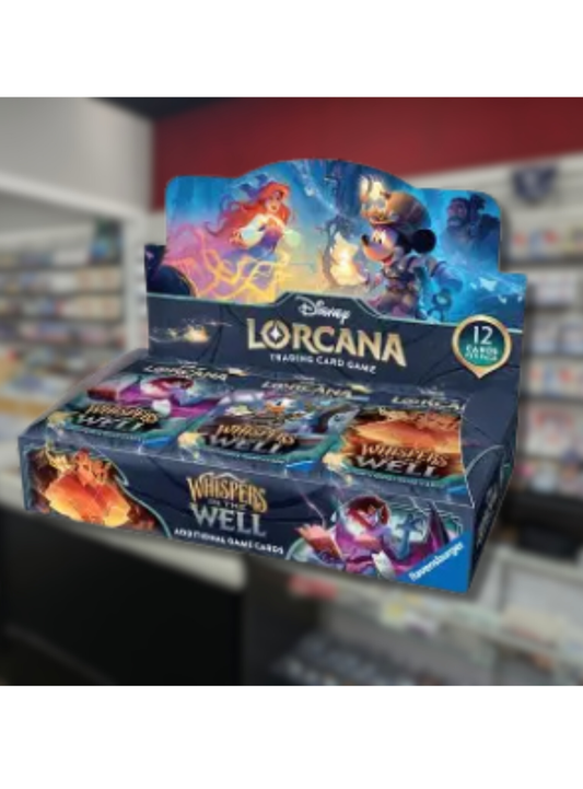 Disney Lorcana: Whispers in the Well Booster Box | 24 Booster Packs | Chapter 10 Trading Card Game